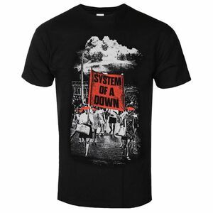 System Of A Down Unisex Adult Banner Marches T-Shirt / Black